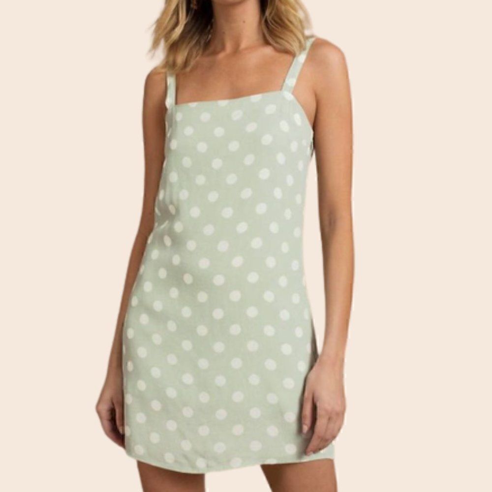 Capulet Mint/ Sage Lilya Mini Day Dress Size Small